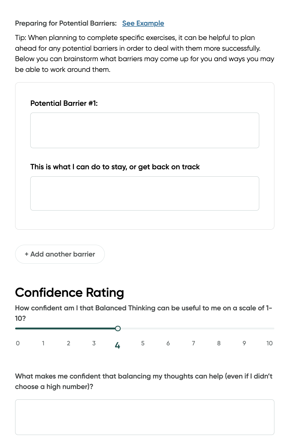 Balanced thought - task 2